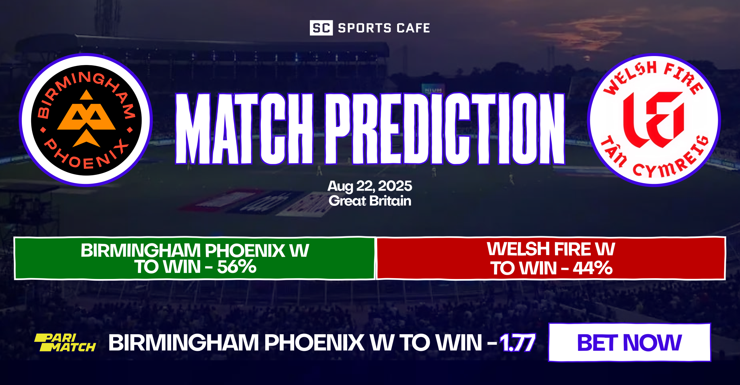 Birmingham Phoenix-W vs Welsh Fire-W